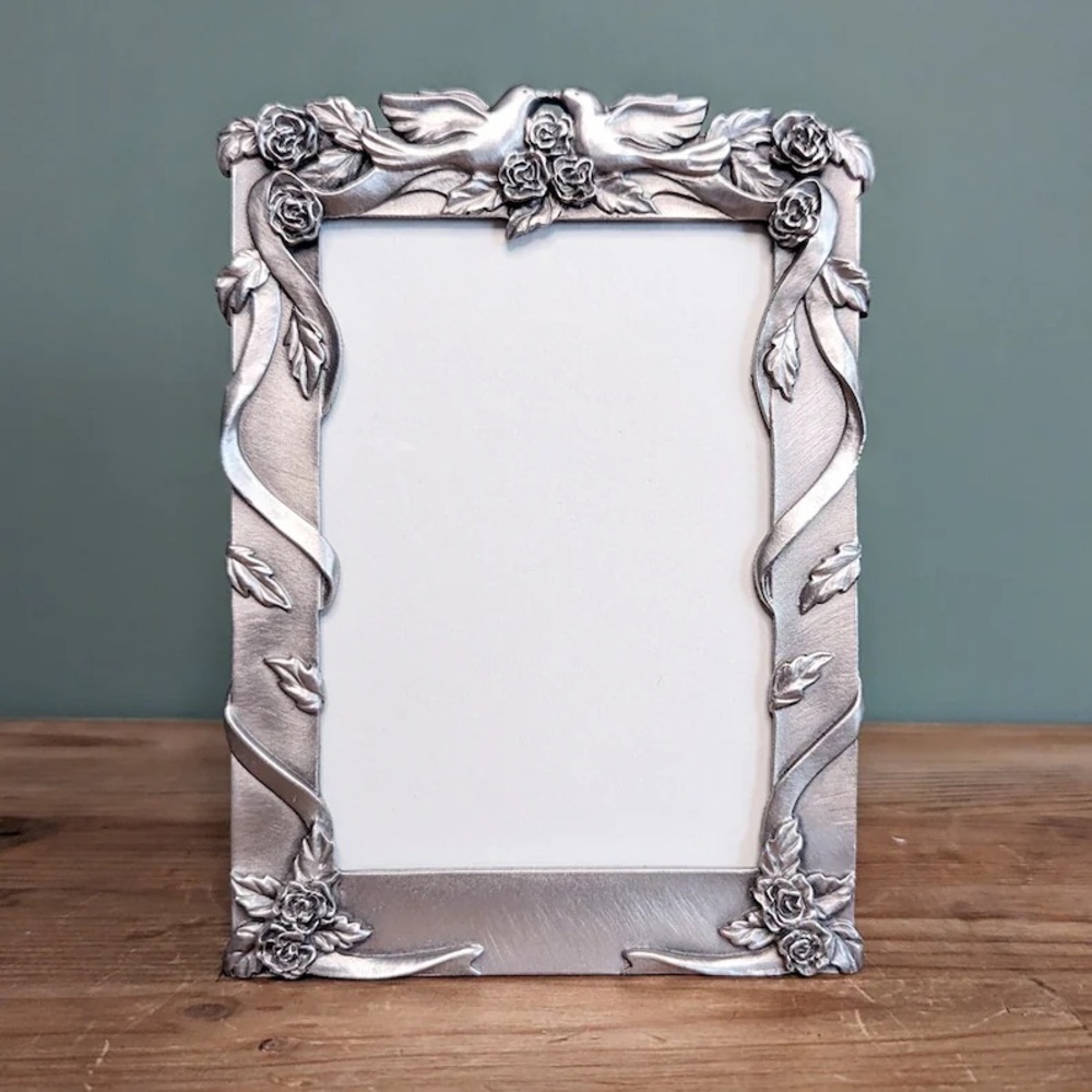 Seagull Pewter Love Birds Wedding, 10th Anniversary Frame